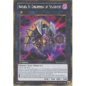 Image for Number 31: Embodiment of Punishment (PGLD-EN024) (PGLD) - YuGiOh