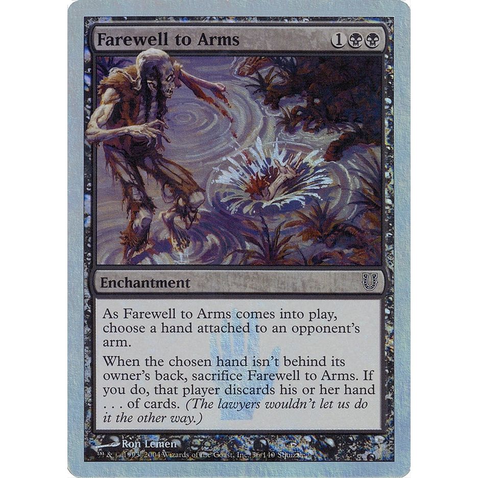 Image for Farewell to Arms (Alternate Foil) (56) (UNH) - Magic: The Gathering