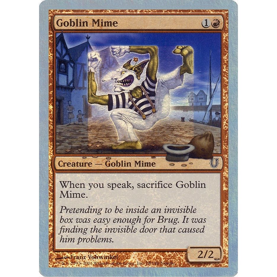 Image for Goblin Mime (Alternate Foil) (78) (UNH) - Magic: The Gathering