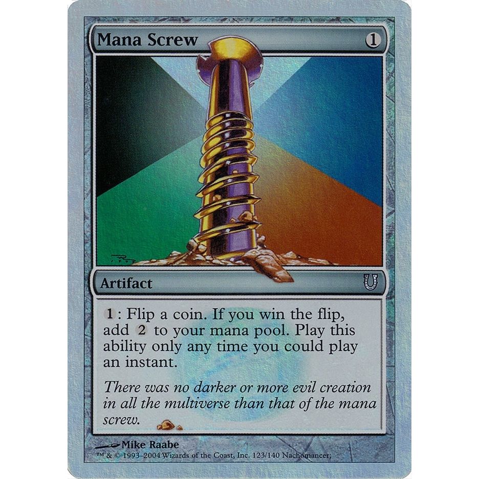 Image for Mana Screw (Alternate Foil) (123) (UNH) - Magic: The Gathering