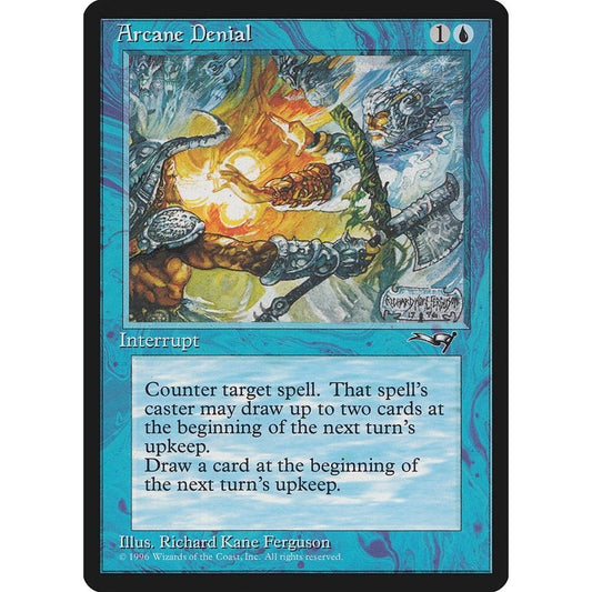 Image for Arcane Denial (Axe) (33) (ALL) - Magic: The Gathering