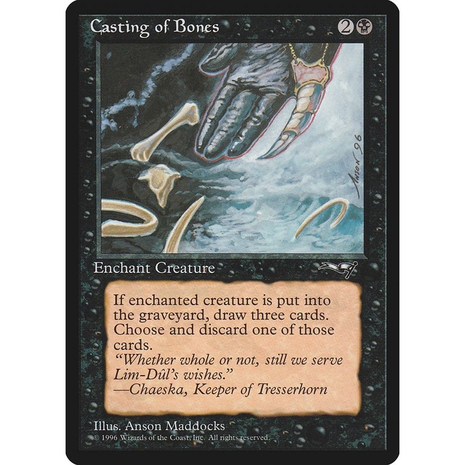 Image for Casting of Bones (3) (ALL) - Magic: The Gathering