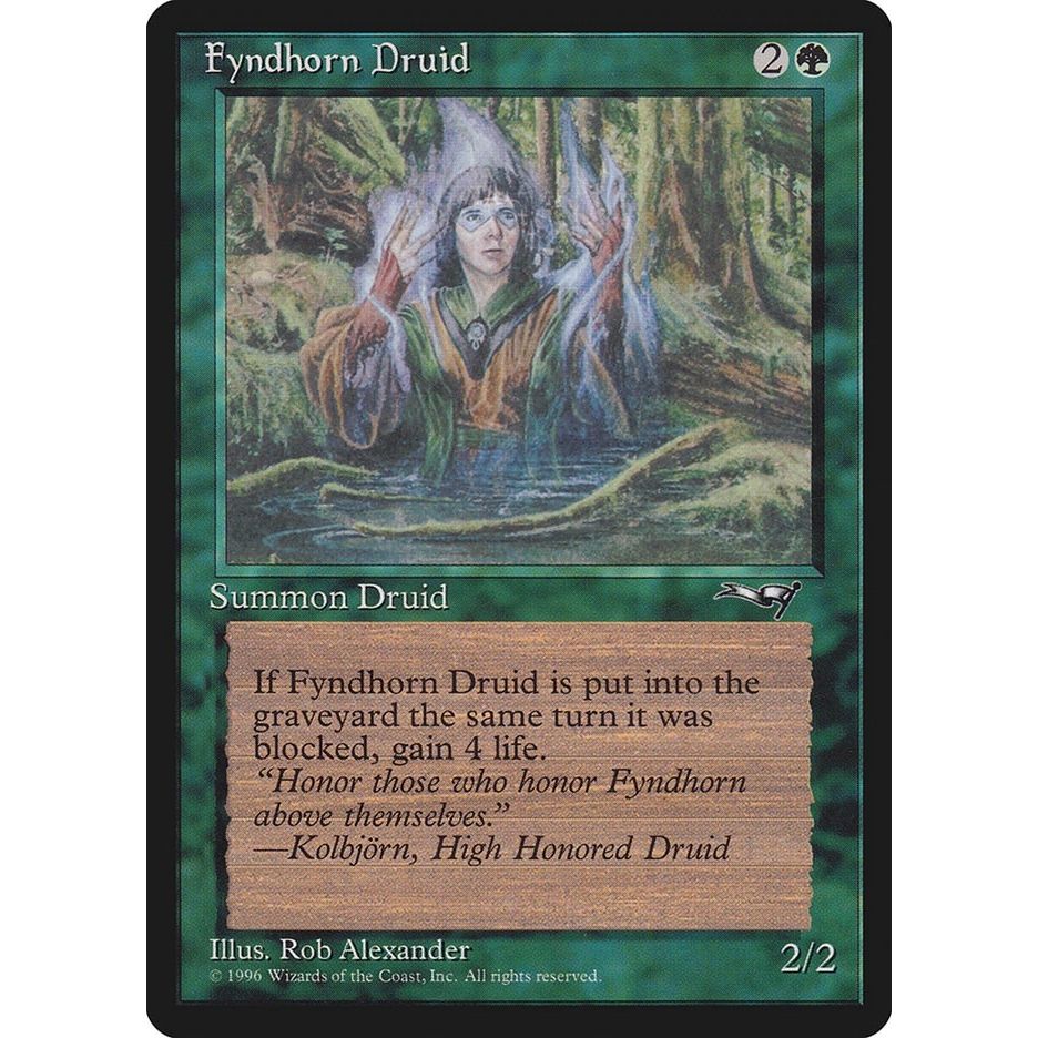 Image for Fyndhorn Druid (Facing Right) (71) (ALL) - Magic: The Gathering