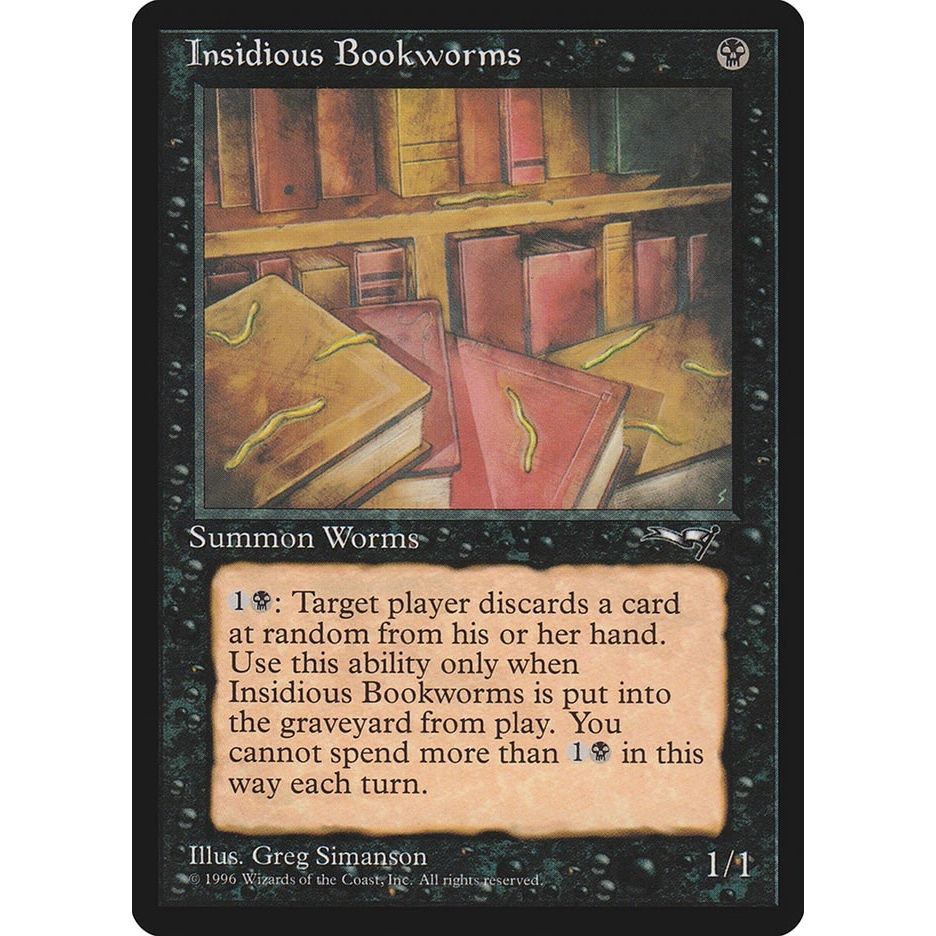 Image for Insidious Bookworms (13) (ALL) - Magic: The Gathering