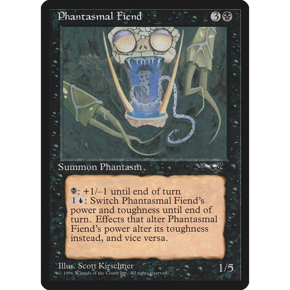 Image for Phantasmal Fiend (Close-up) (21) (ALL) - Magic: The Gathering