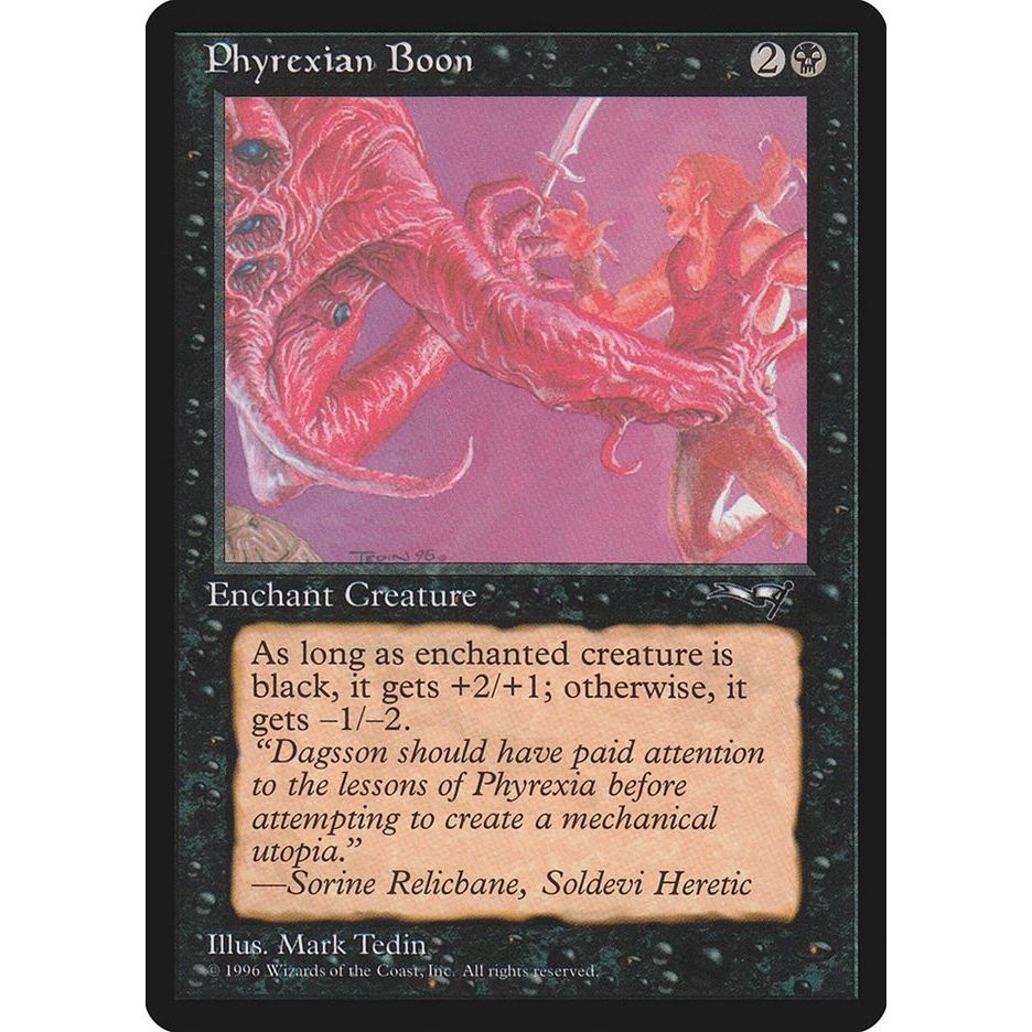 Image for Phyrexian Boon (Man Held Aloft) (23) (ALL) - Magic: The Gathering