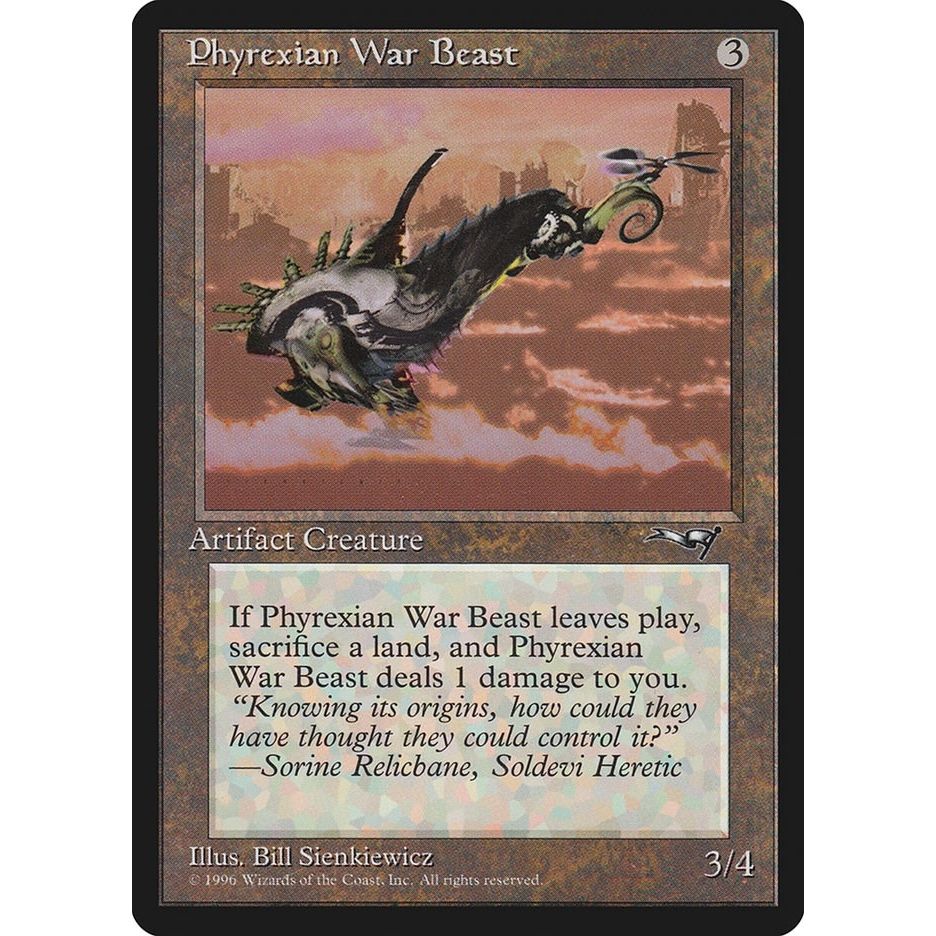 Image for Phyrexian War Beast (Facing Right) (170) (ALL) - Magic: The Gathering