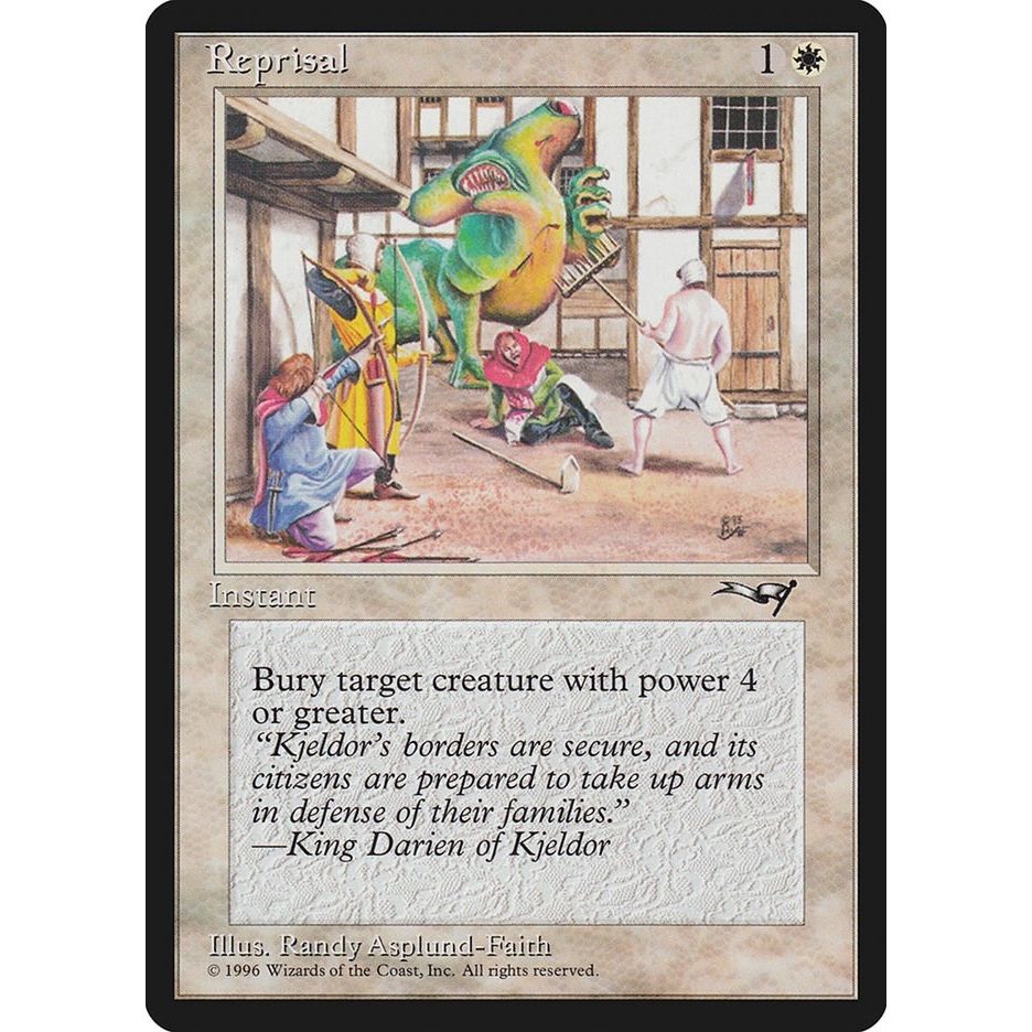 Image for Reprisal (Green Monster) (145) (ALL) - Magic: The Gathering