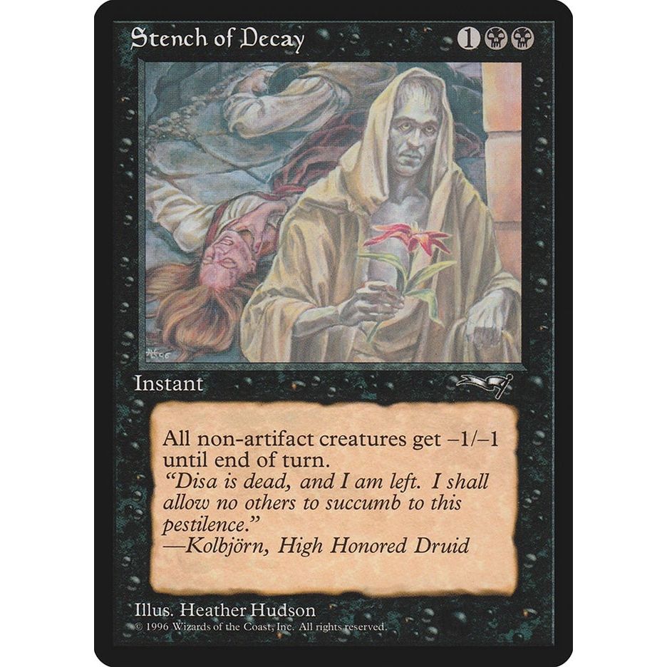 Image for Stench of Decay (Red Flower) (28) (ALL) - Magic: The Gathering