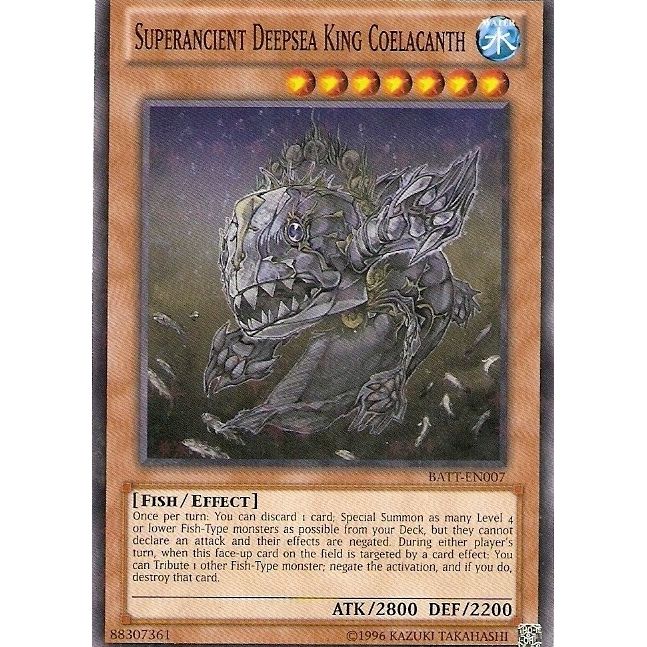 Image for Superancient Deepsea King Coelacanth (Starfoil) (BATT-EN007) (BATT) - YuGiOh