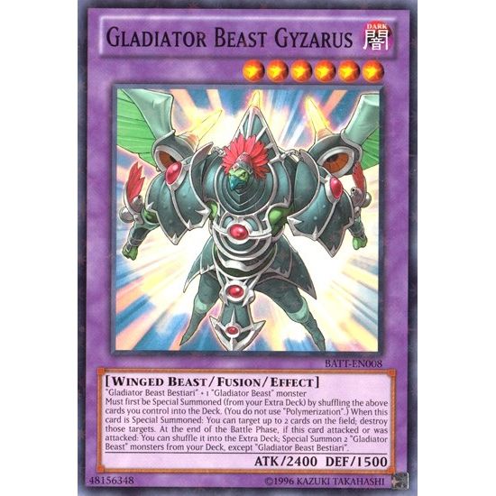 Image for Gladiator Beast Gyzarus (Starfoil) (BATT-EN008) (BATT) - YuGiOh