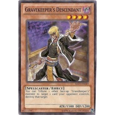 Image for Gravekeeper's Descendant (Starfoil) (BATT-EN010) (BATT) - YuGiOh