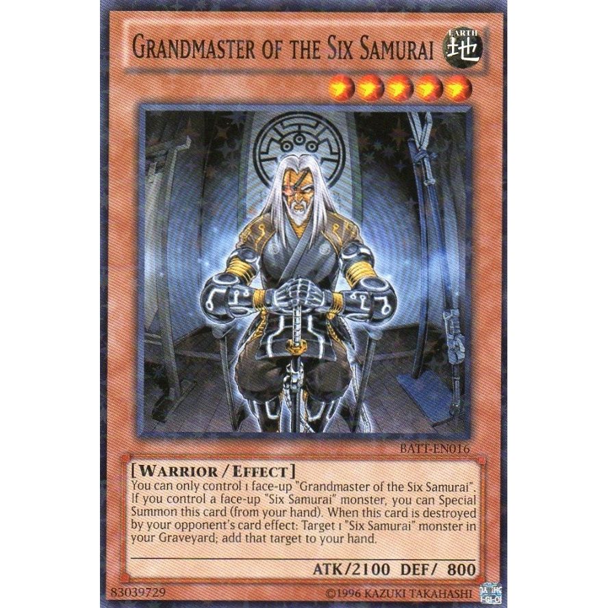 Image for Grandmaster of the Six Samurai (Starfoil) (BATT-EN016) (BATT) - YuGiOh