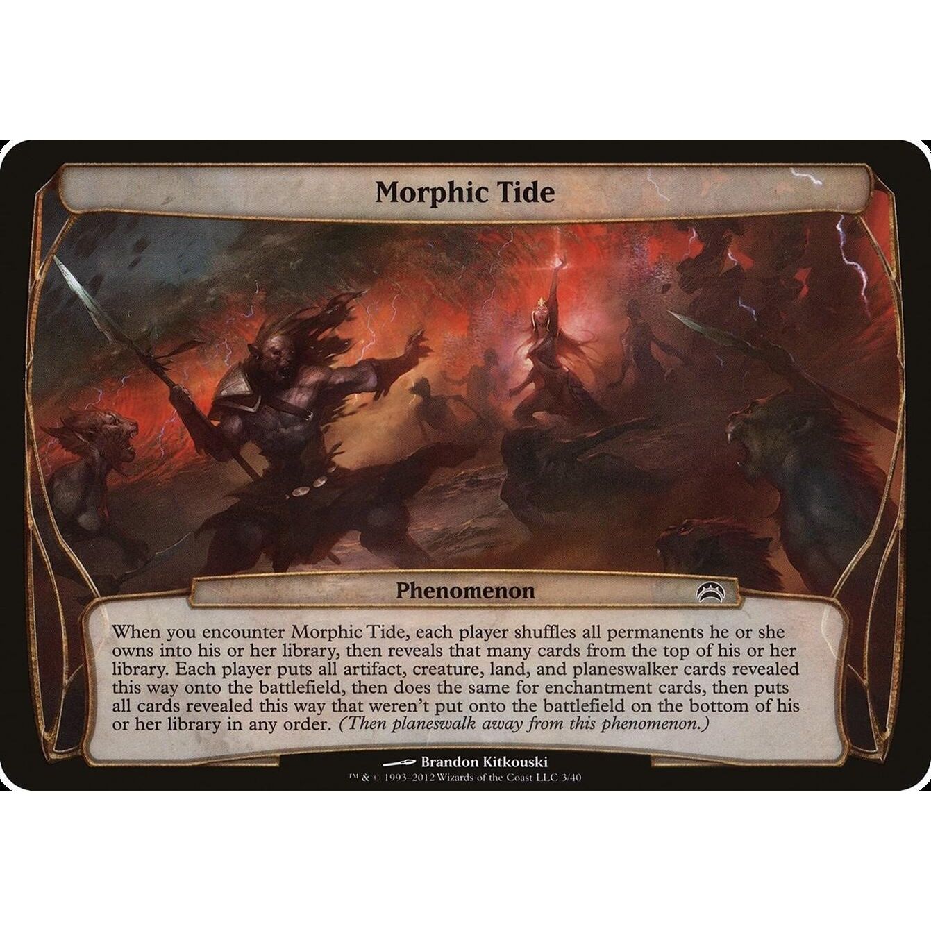 Image for Morphic Tide (Planechase 2012) (3) (OVER) - Magic: The Gathering