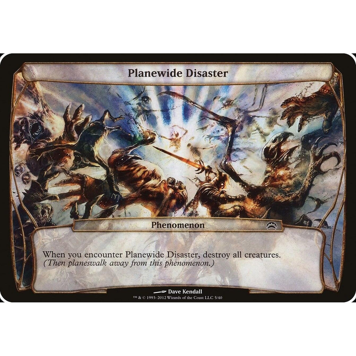 Image for Planewide Disaster (Planechase 2012) (5) (OVER) - Magic: The Gathering