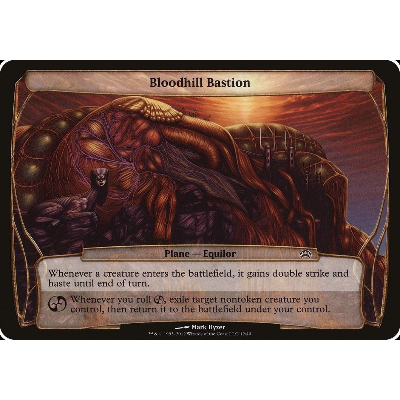 Image for Bloodhill Bastion (Planechase 2012) (12) (OVER) - Magic: The Gathering