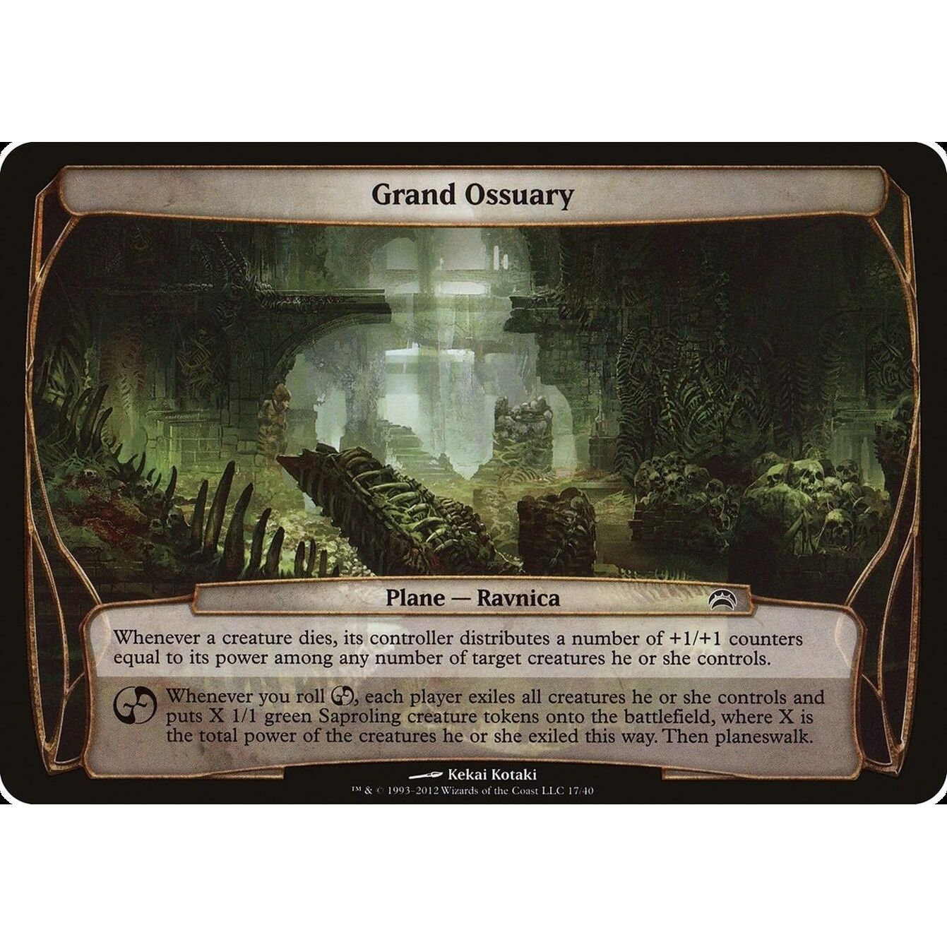 Image for Grand Ossuary (Planechase 2012) (17) (OVER) - Magic: The Gathering