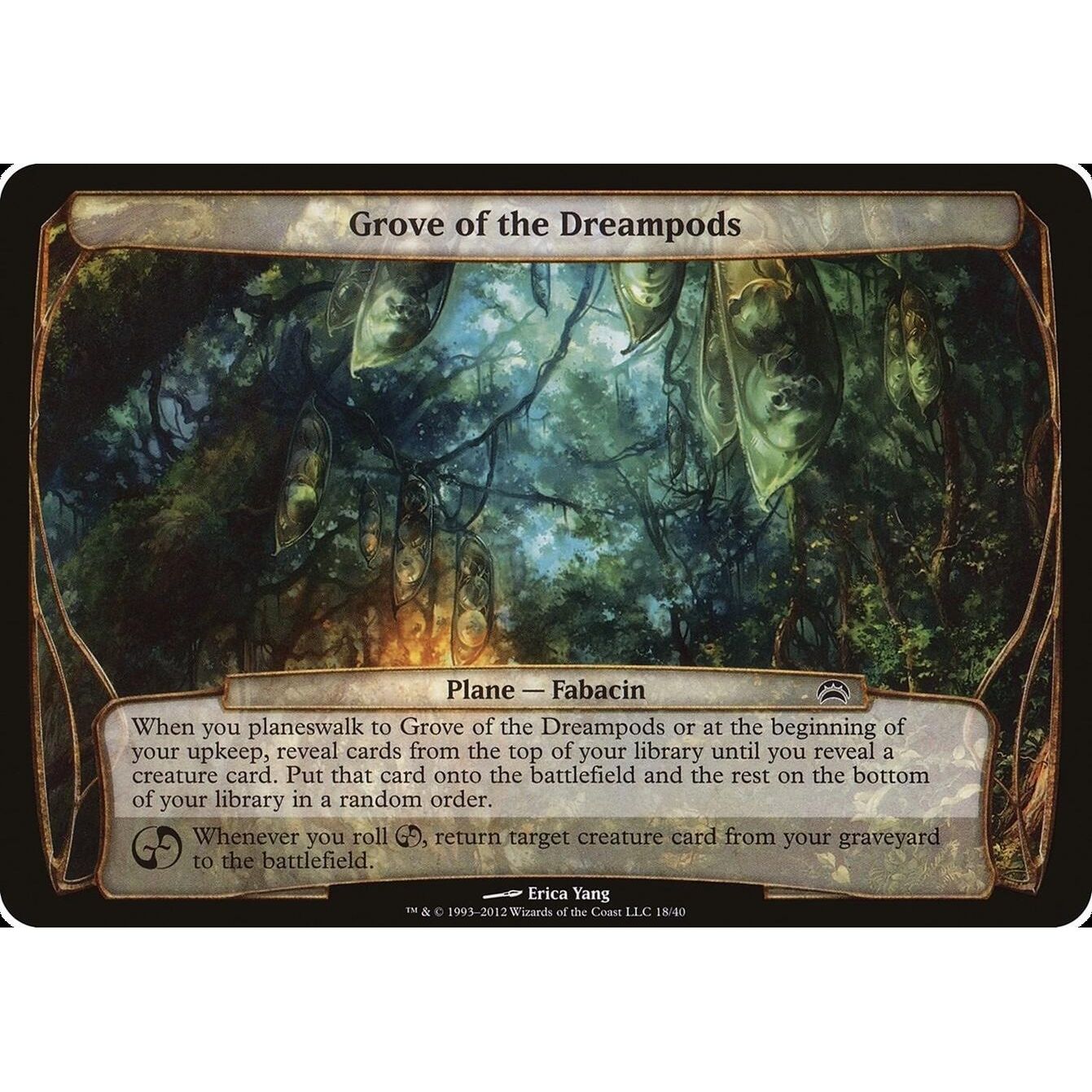 Image for Grove of the Dreampods (Planechase 2012) (18) (OVER) - Magic: The Gathering
