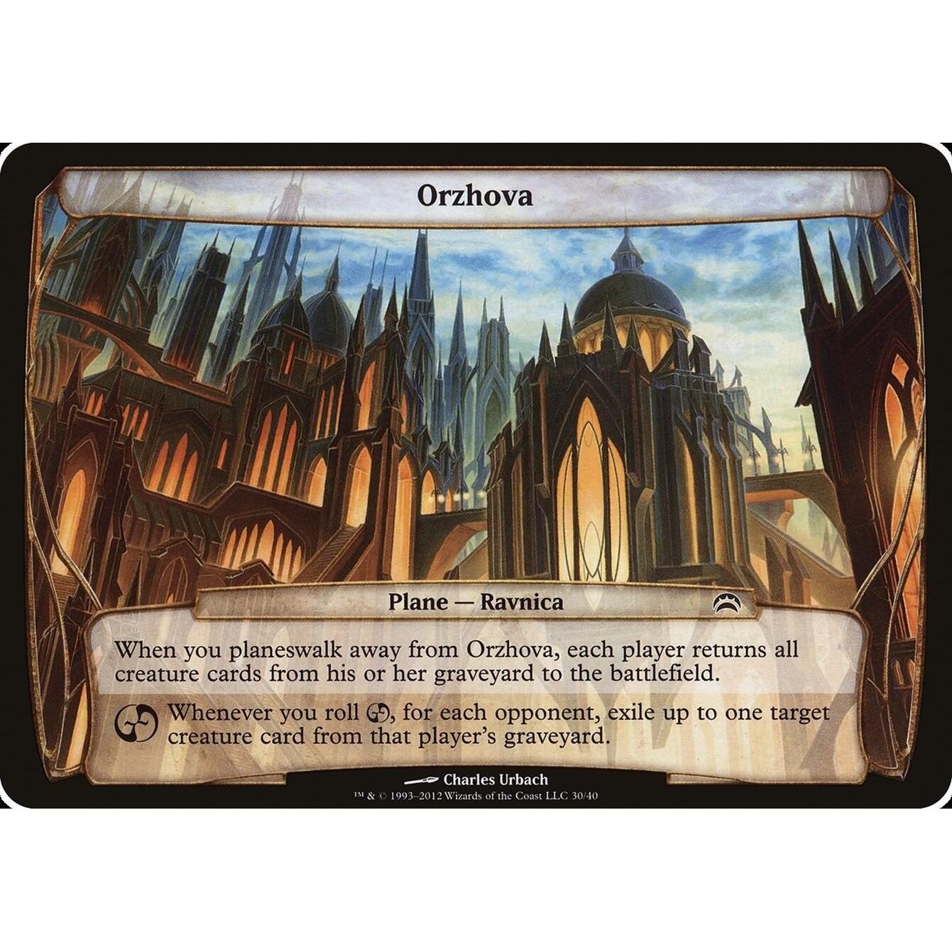 Image for Orzhova (Planechase 2012) (30) (OVER) - Magic: The Gathering