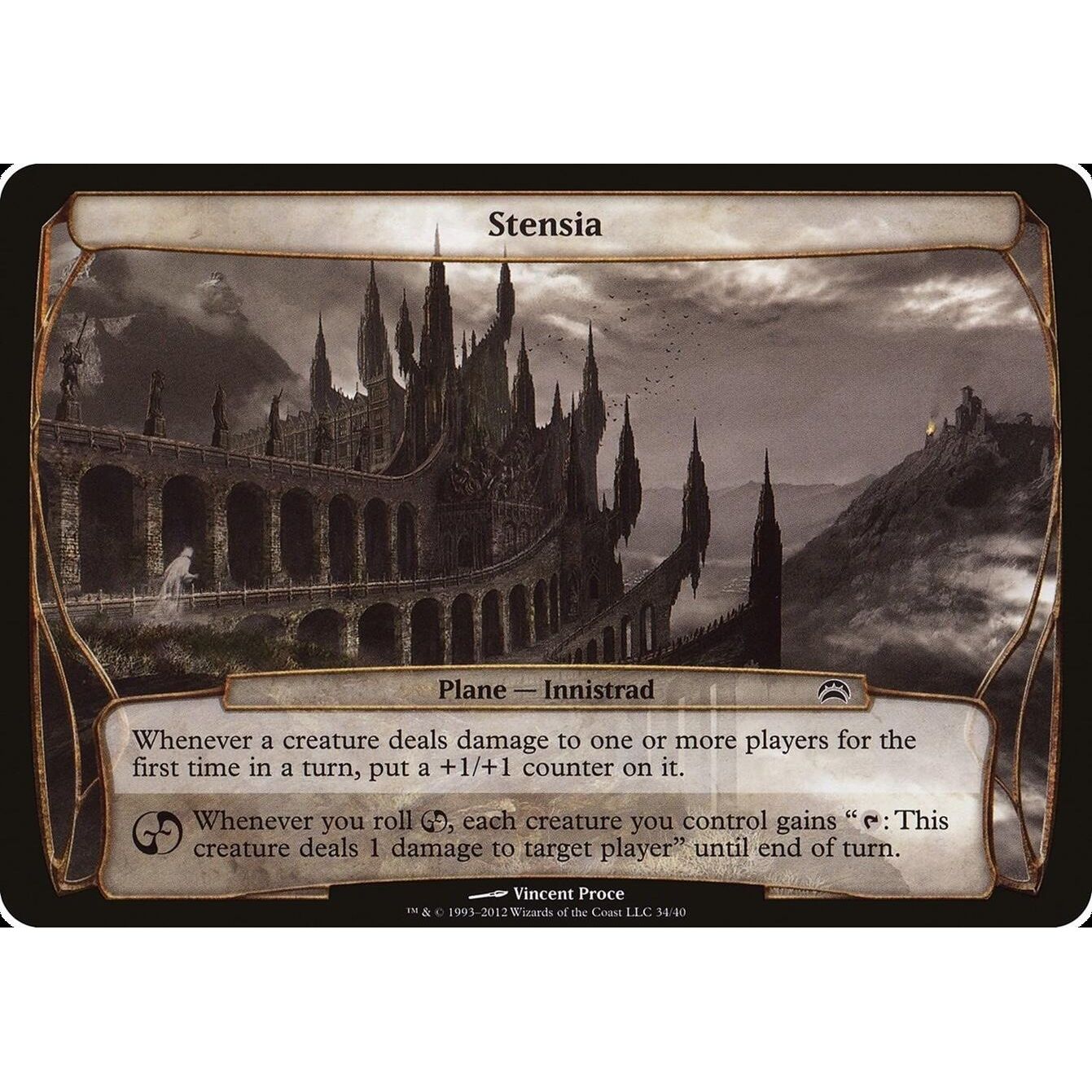 Image for Stensia (Planechase 2012) (34) (OVER) - Magic: The Gathering