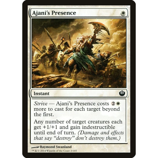 Image for Ajani's Presence (2) (JOU) - Magic: The Gathering