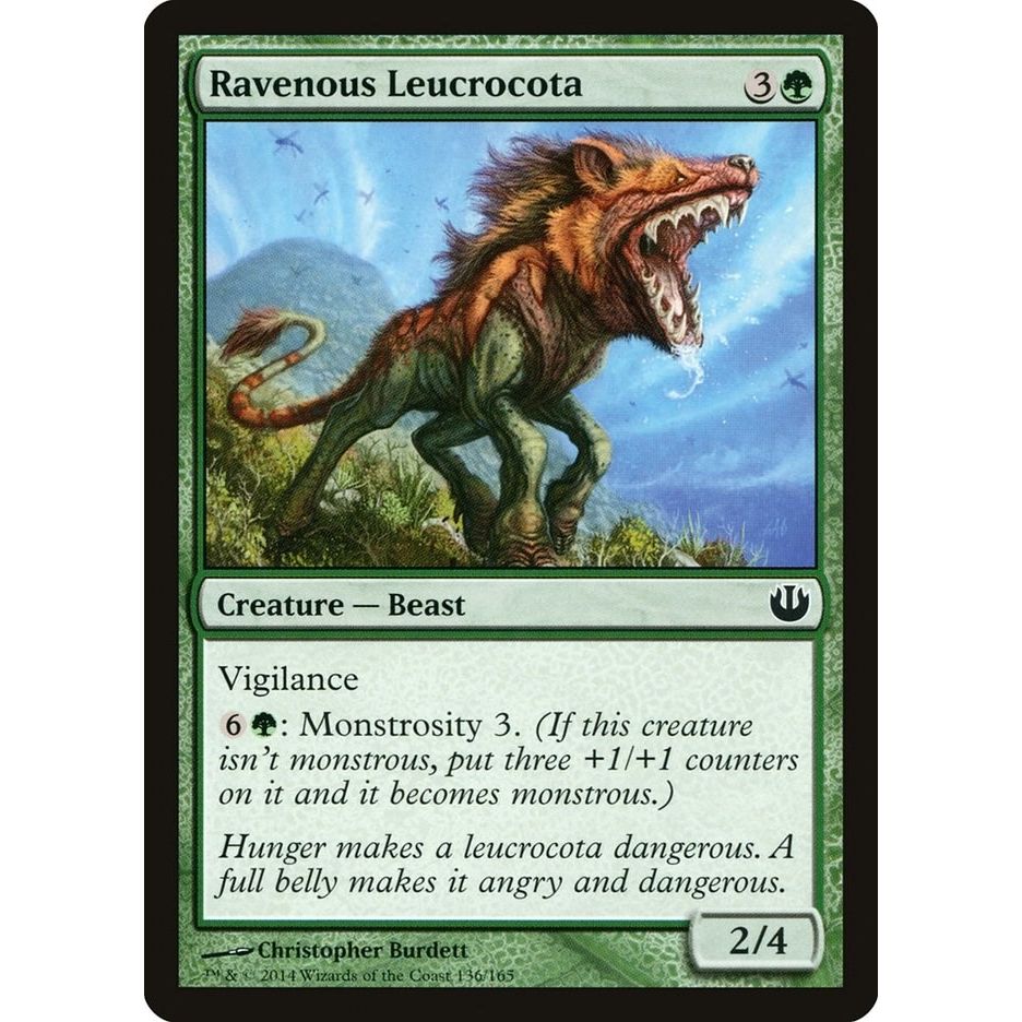 Image for Ravenous Leucrocota (136) (JOU) - Magic: The Gathering
