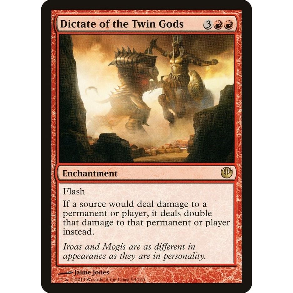 Image for Dictate of the Twin Gods (93) (JOU) - Magic: The Gathering