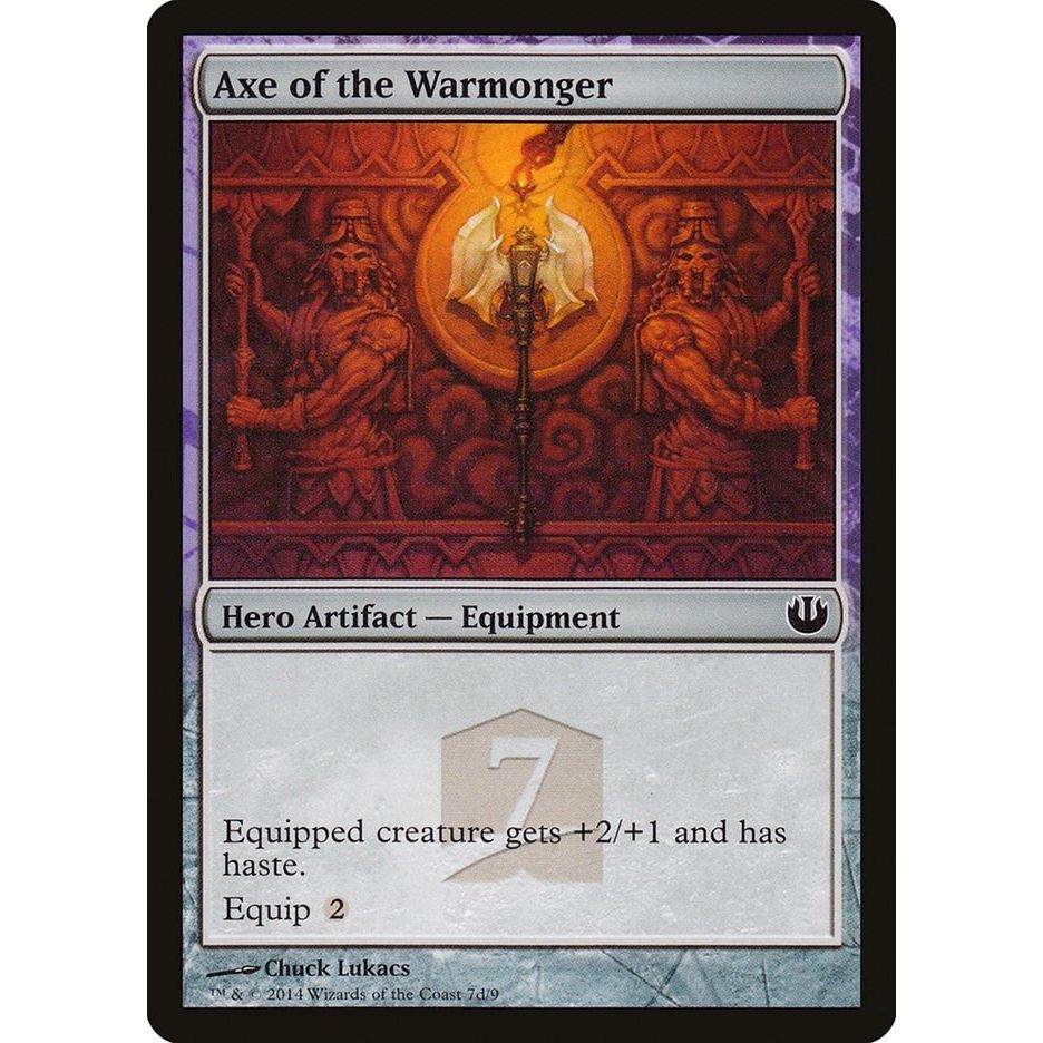 Image for Axe of the Warmonger (7d) (HERO) - Magic: The Gathering