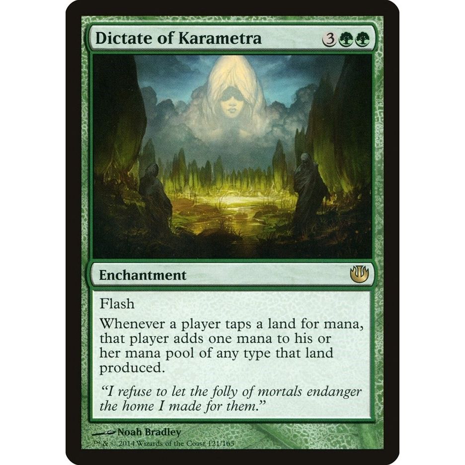 Image for Dictate of Karametra (121) (JOU) - Magic: The Gathering