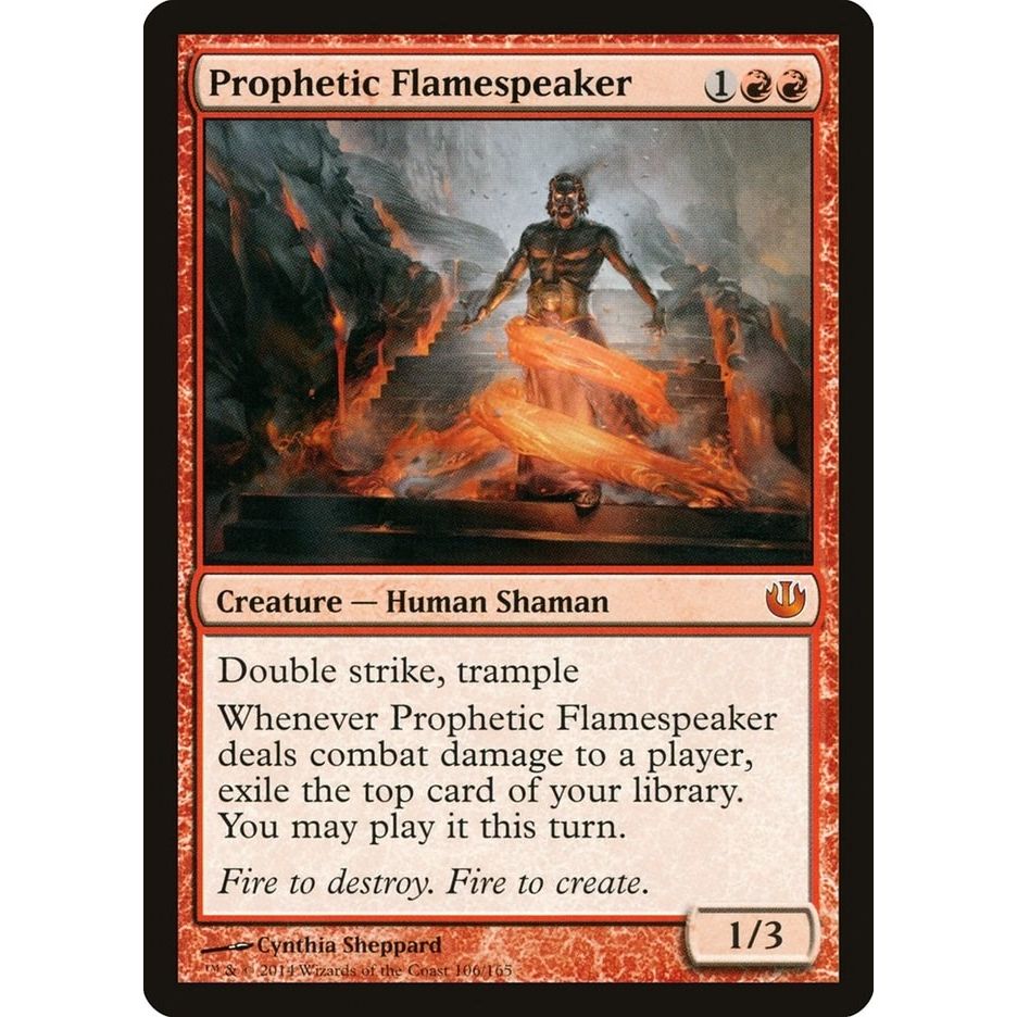 Image for Prophetic Flamespeaker (106) (JOU) - Magic: The Gathering
