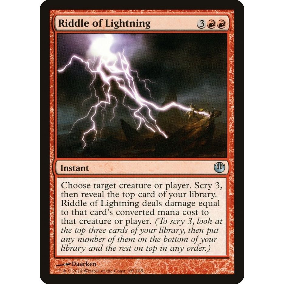Image for Riddle of Lightning (107) (JOU) - Magic: The Gathering