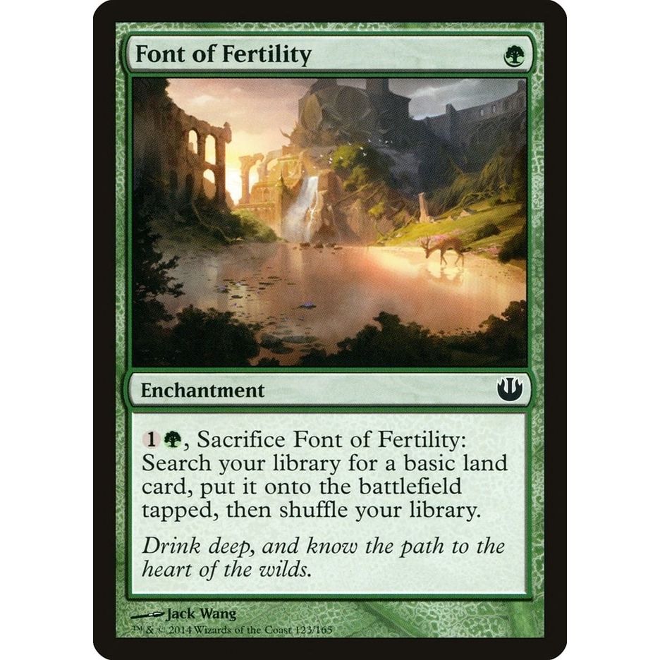 Image for Font of Fertility (123) (JOU) - Magic: The Gathering