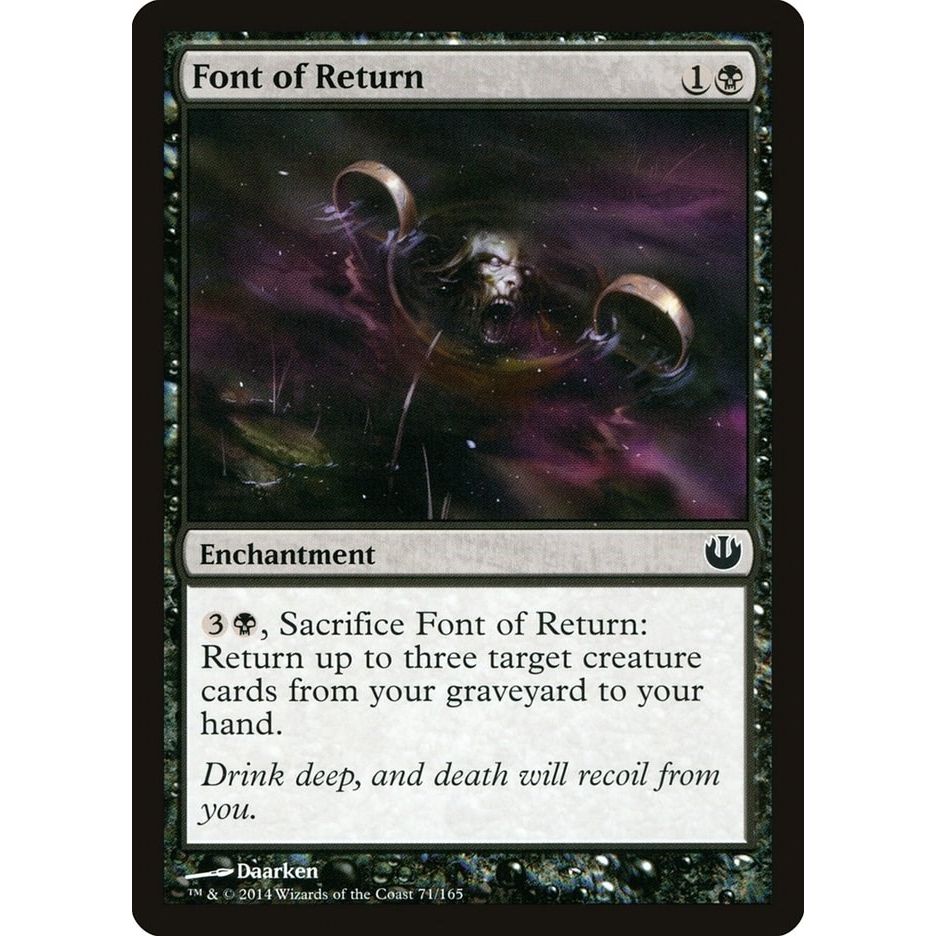 Image for Font of Return (71) (JOU) - Magic: The Gathering