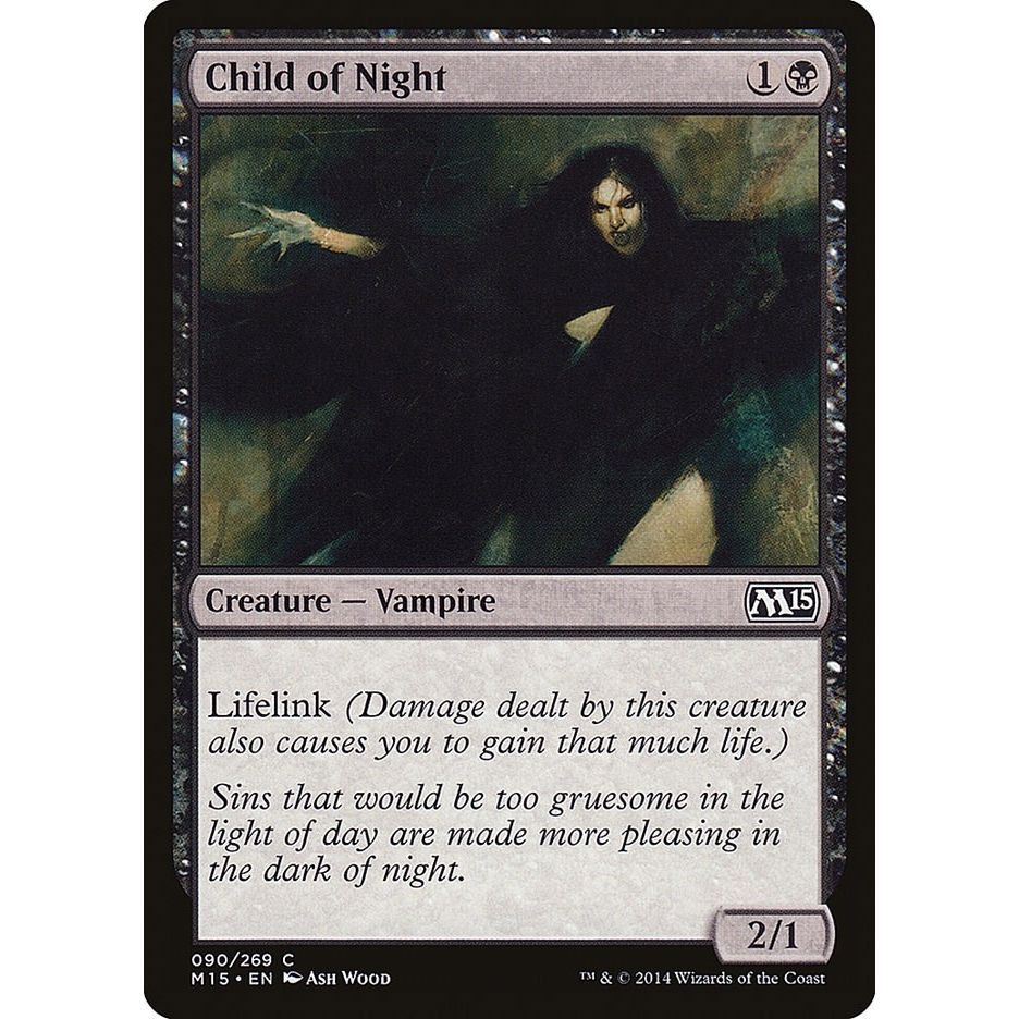 Image for Child of Night (90) (M15) - Magic: The Gathering
