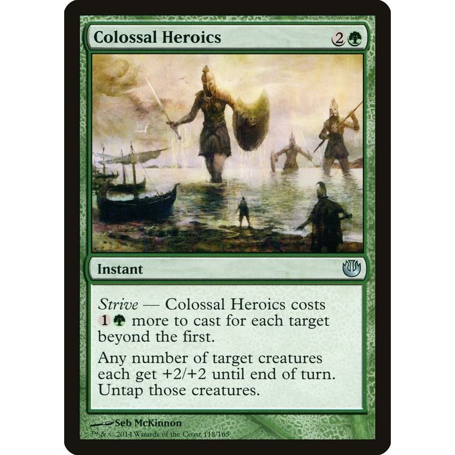 Image for Colossal Heroics (118) (JOU) - Magic: The Gathering