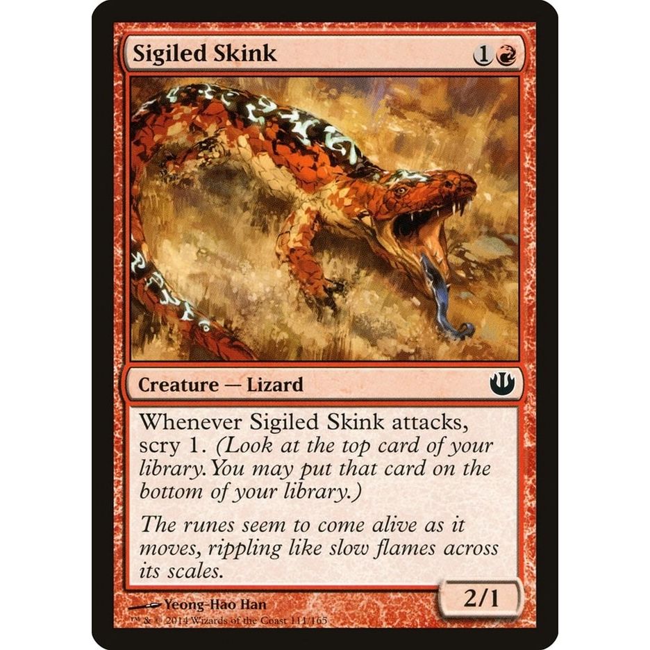 Image for Sigiled Skink (111) (JOU) - Magic: The Gathering