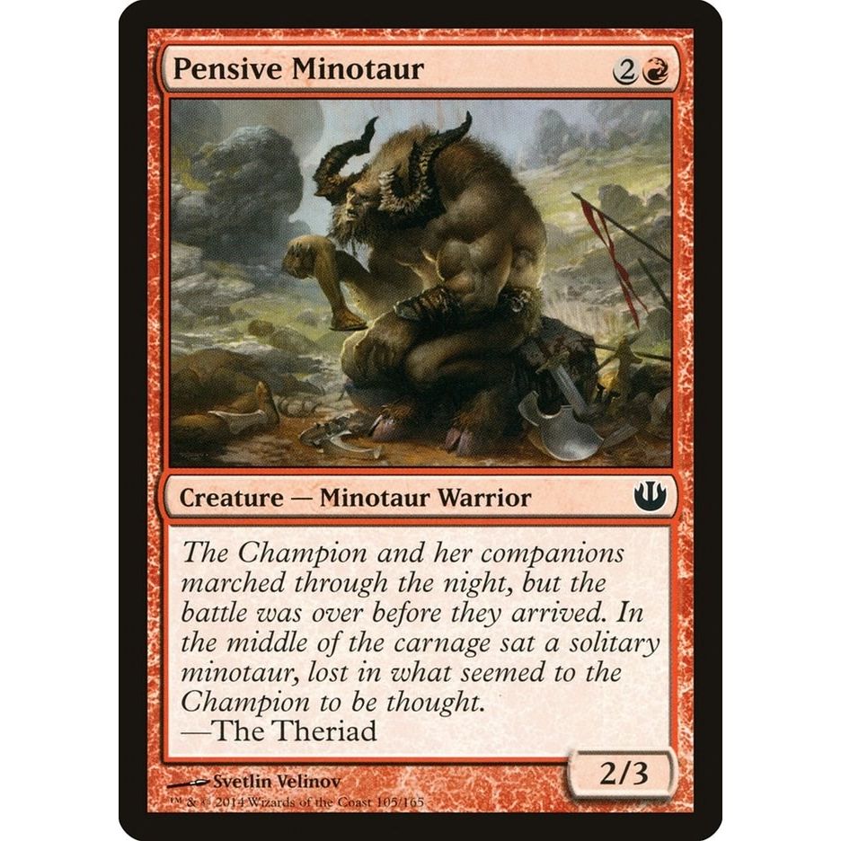 Image for Pensive Minotaur (105) (JOU) - Magic: The Gathering