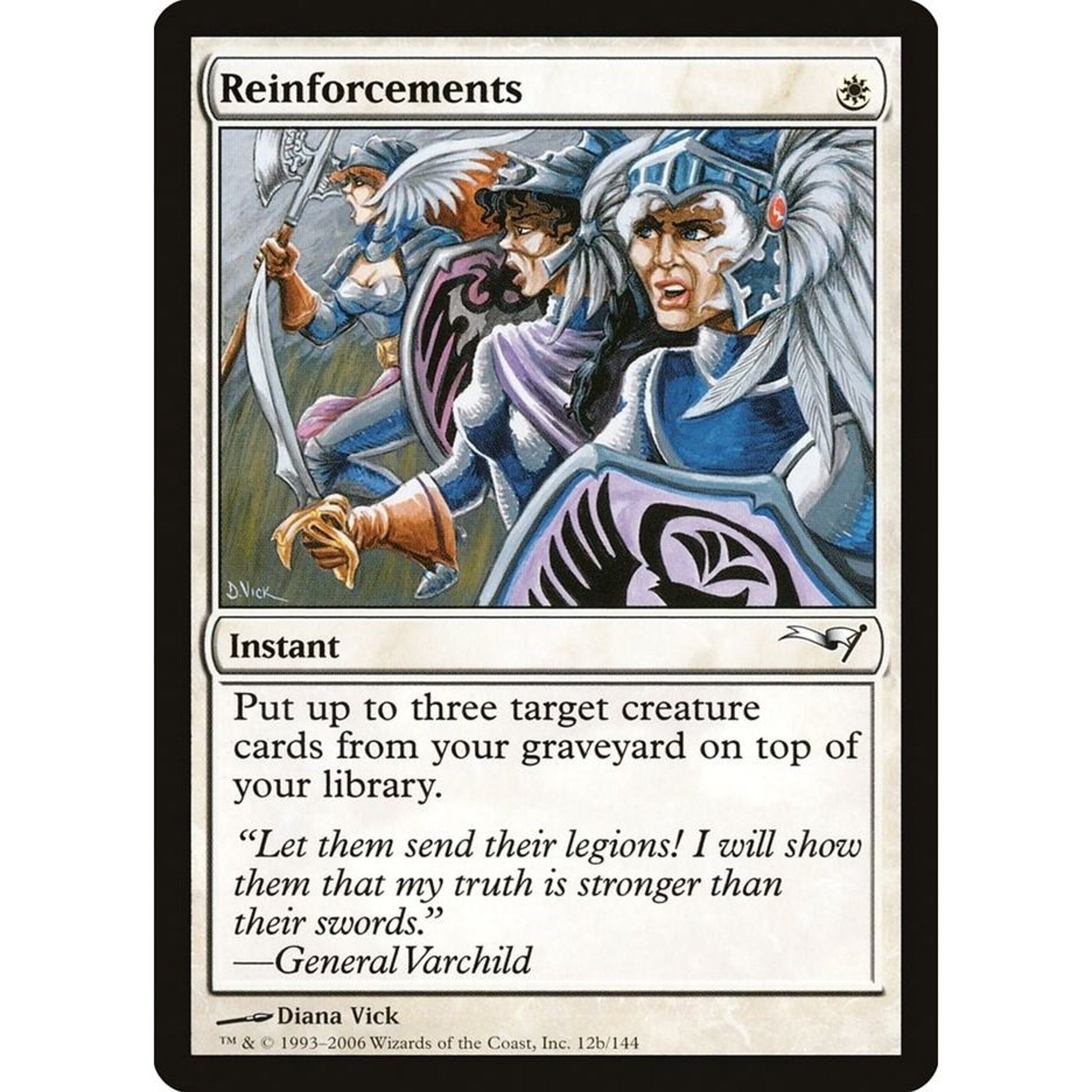 Image for Reinforcements (Version 2) (12b) (CTD) - Magic: The Gathering
