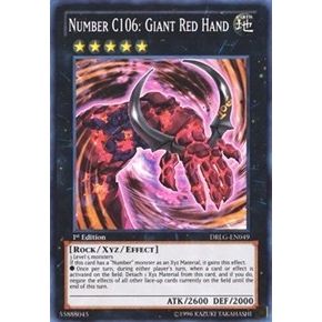 Image for Number C106: Giant Red Hand (DRLG-EN049) (DRLG) - YuGiOh