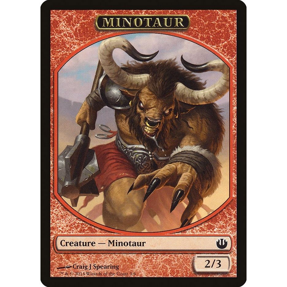Image for Minotaur Token (3) (JOU) - Magic: The Gathering