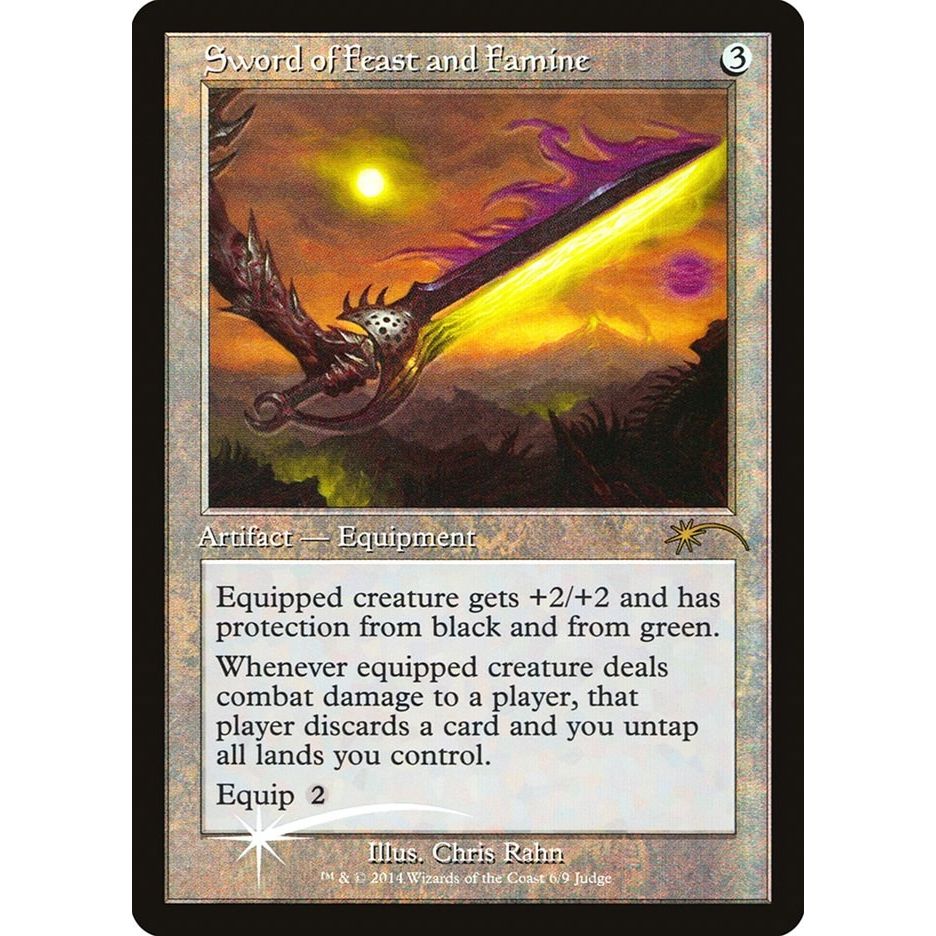 Image for Sword of Feast and Famine (6) (JDG) - Magic: The Gathering