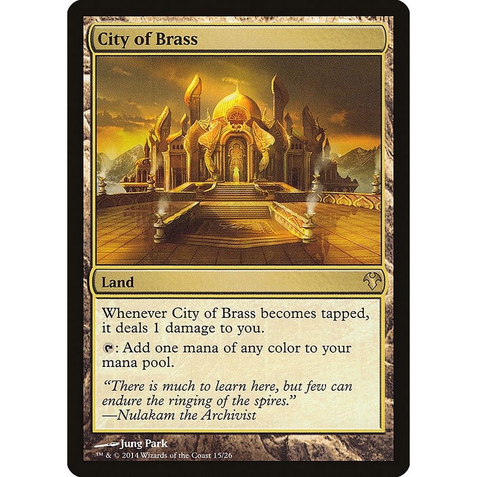Image for City of Brass (15) (MD1) - Magic: The Gathering