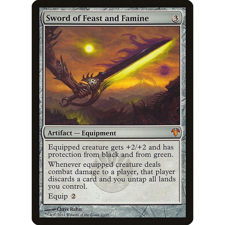 Image for Sword of Feast and Famine (10) (MD1) - Magic: The Gathering