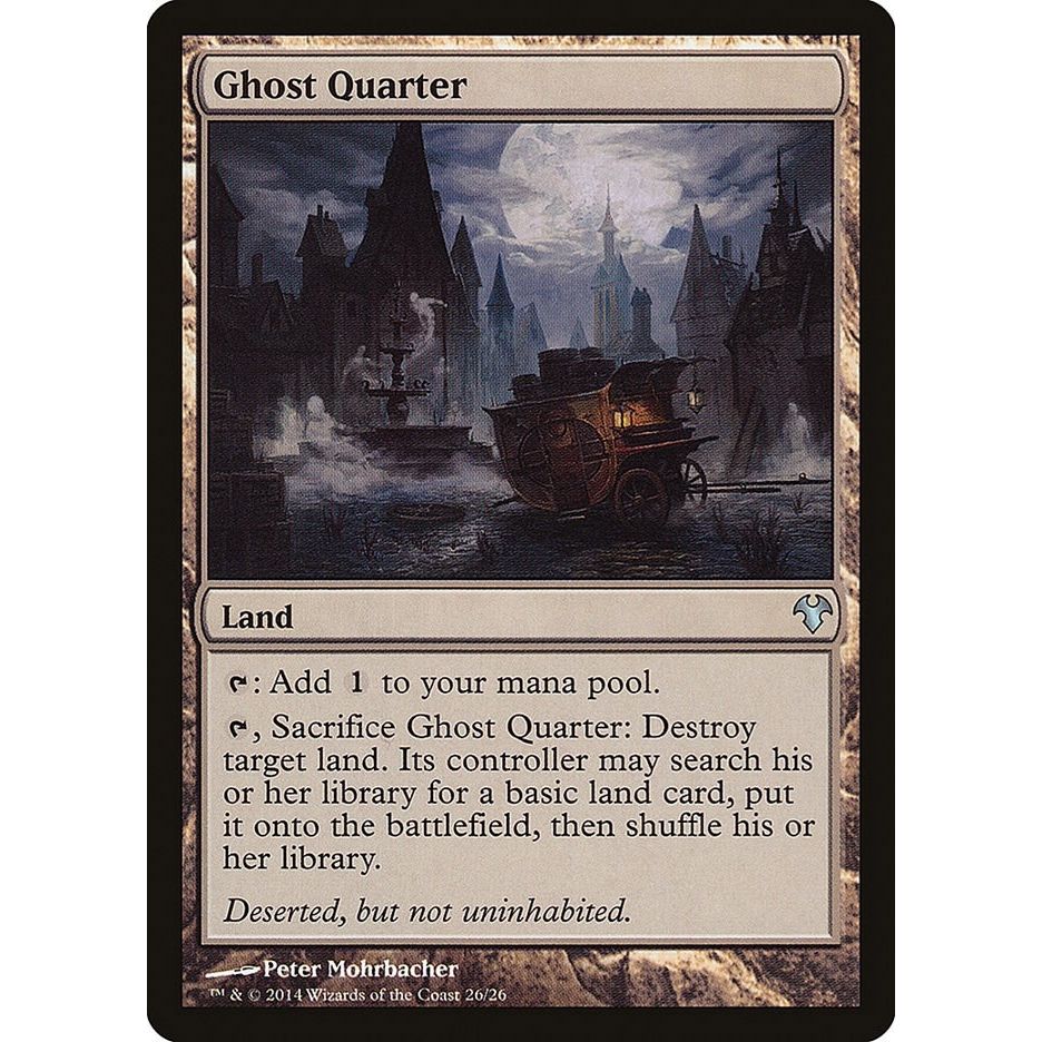 Image for Ghost Quarter (26) (MD1) - Magic: The Gathering