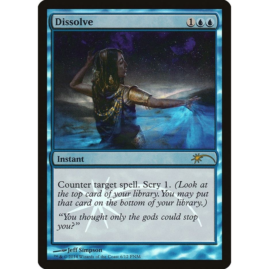 Image for Dissolve (6) (FNM) - Magic: The Gathering