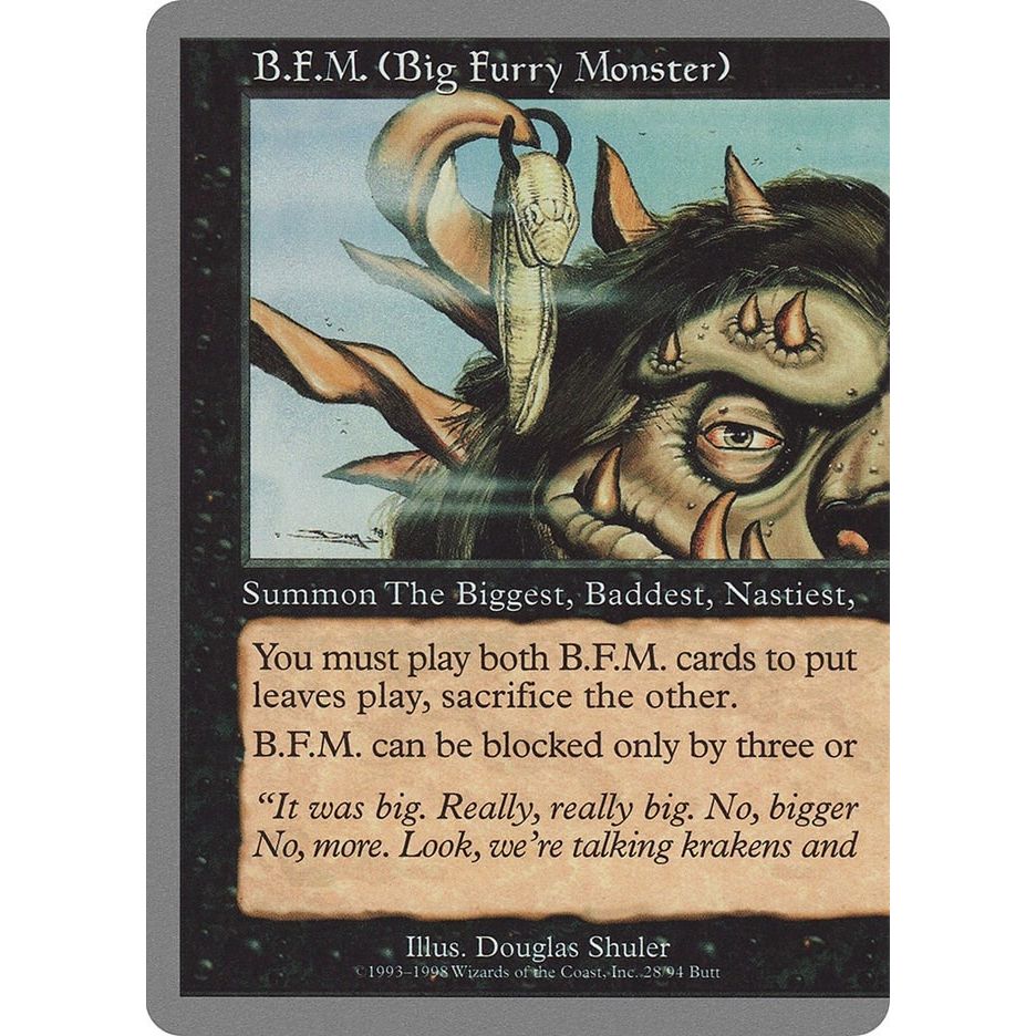 Image for B.F.M. (Big Furry Monster) (28) (28) (UGL) - Magic: The Gathering