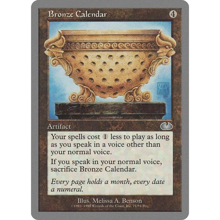Image for Bronze Calendar (71) (UGL) - Magic: The Gathering