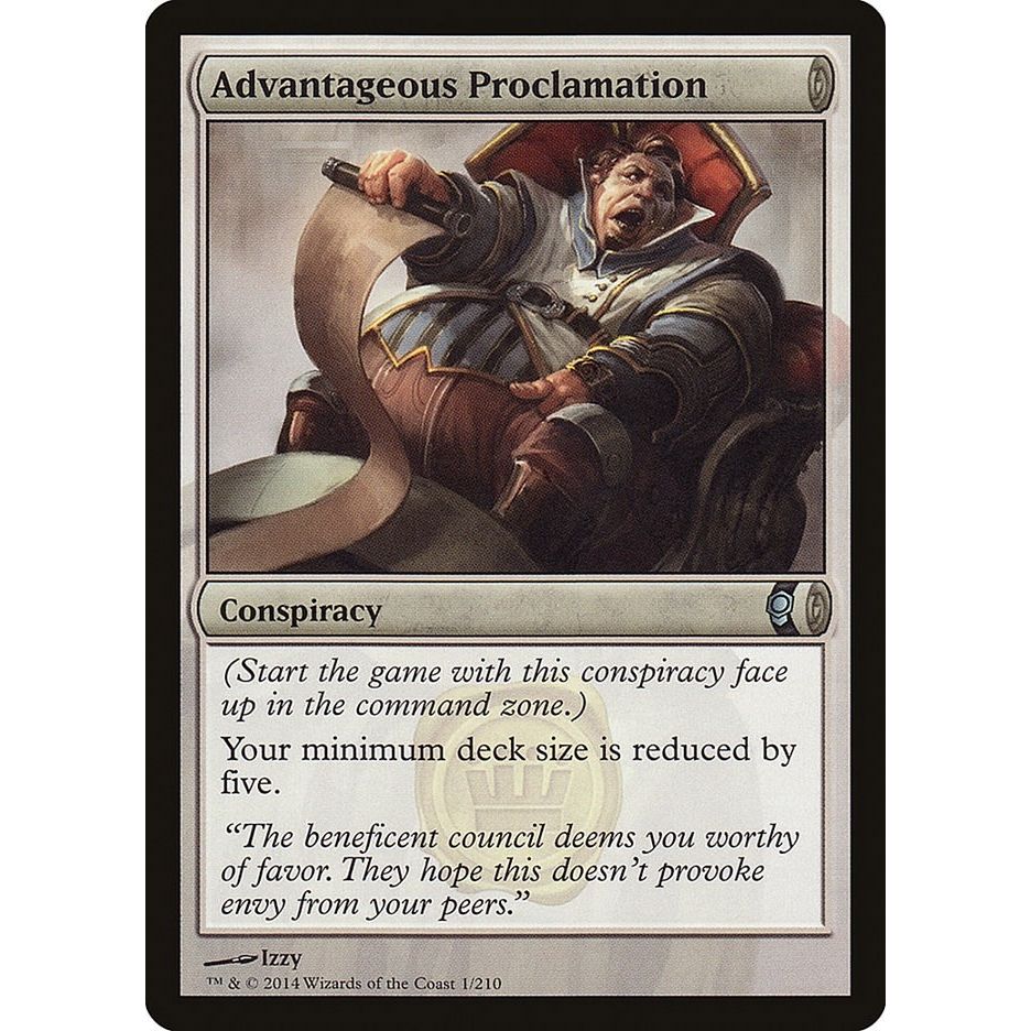 Image for Advantageous Proclamation (1) (CNS) - Magic: The Gathering