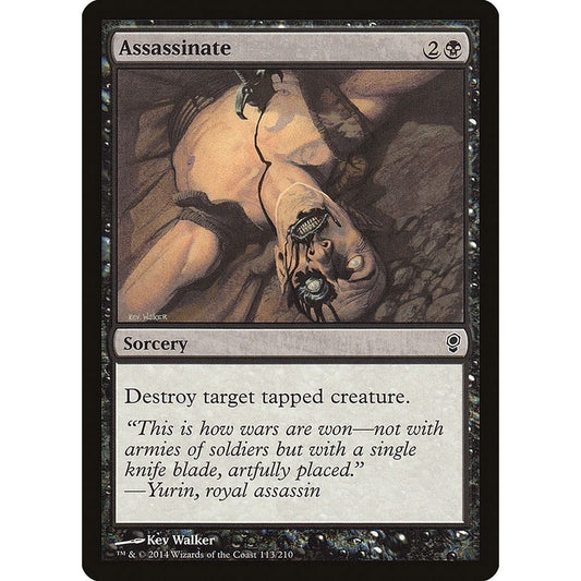 Image for Assassinate (113) (CNS) - Magic: The Gathering