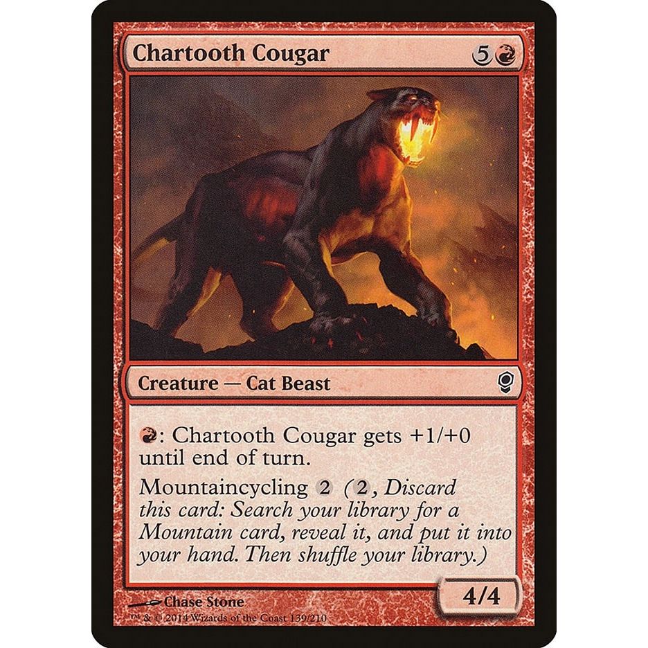 Image for Chartooth Cougar (139) (CNS) - Magic: The Gathering